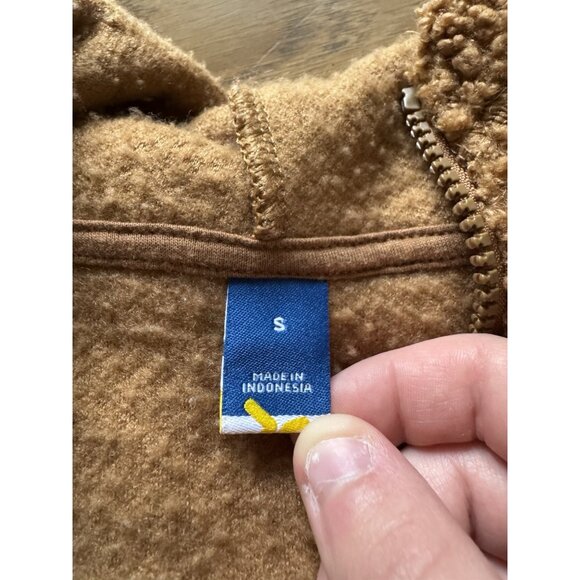 Old Navy Fleece Women Jacket Size Small Long Sleeve Full Zip Winter Preppy READ - Picture 3 of 11